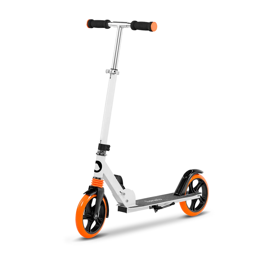 Детский самокат Lionelo Luca White Orange 35х88.5х82-97 см 000148551 - фото 3