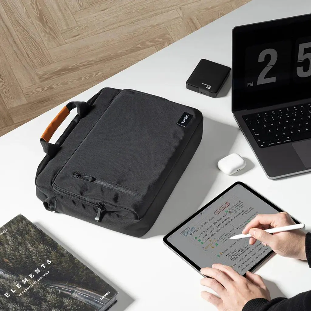Сумка для ноутбука Tomtoc Navigator-A43 Laptop Briefcase Black 15.6 Inch A43E1D1 - фото 6