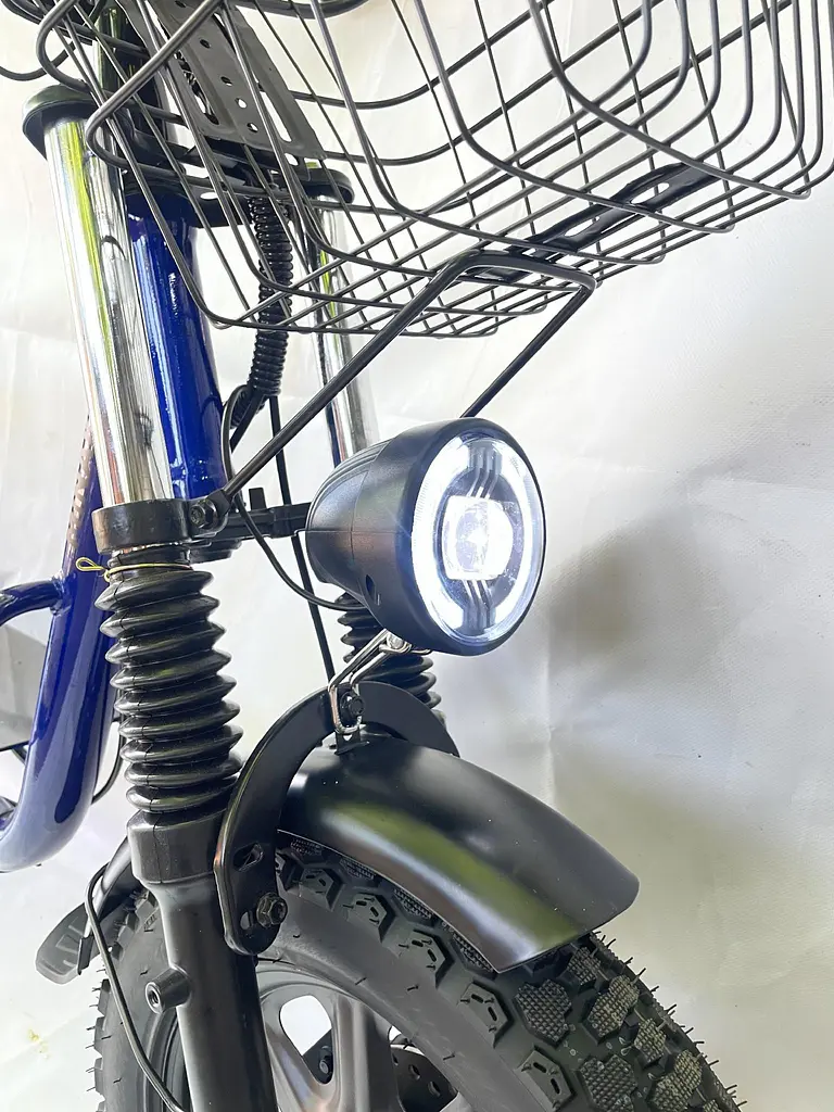 Електровелосипед двомісний Minako Monster (2000W 60V 36Ah) + Гальма гідравліка Синій - фото 4