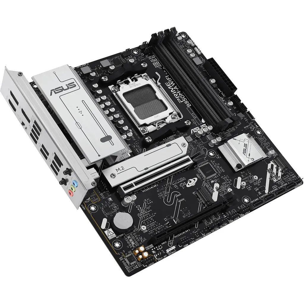 Материнська плата Asus Prime B850M-A WIFI sAM5 B850 4xDDR5 M.2 HDMI DP WiFi BT mATX - фото 5