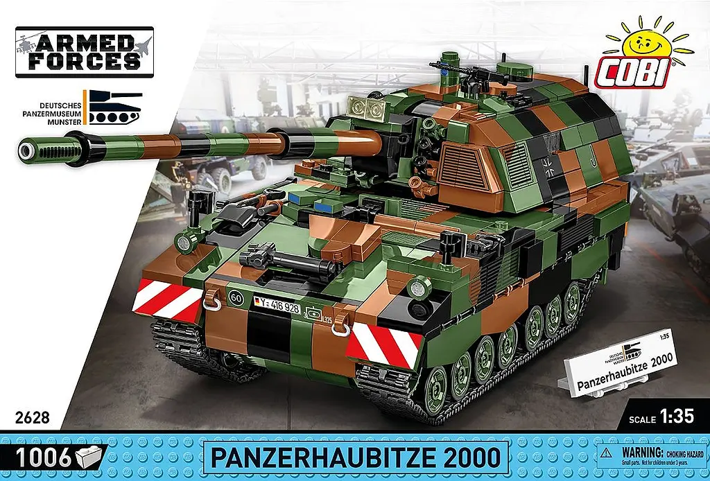Конструктор COBI танк Panzerhaubitze 2000 2628 - фото 6