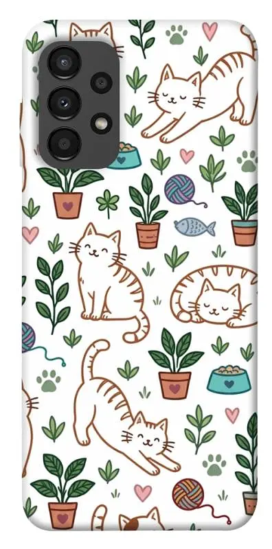 TPU чохол Demsky Cats pattern для Samsung Galaxy A13 4G