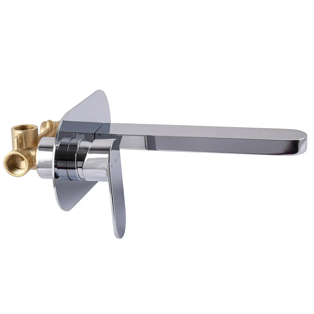 Змішувач для умивальника Topaz Barts TB-07225-H36 вбудований у стіну cartridge D35 Хром - фото 2