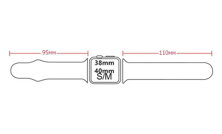 Спортивний ремінець Primo для Apple Watch 38 мм, 40 мм, 41 мм розмір S Light Purple - фото 4