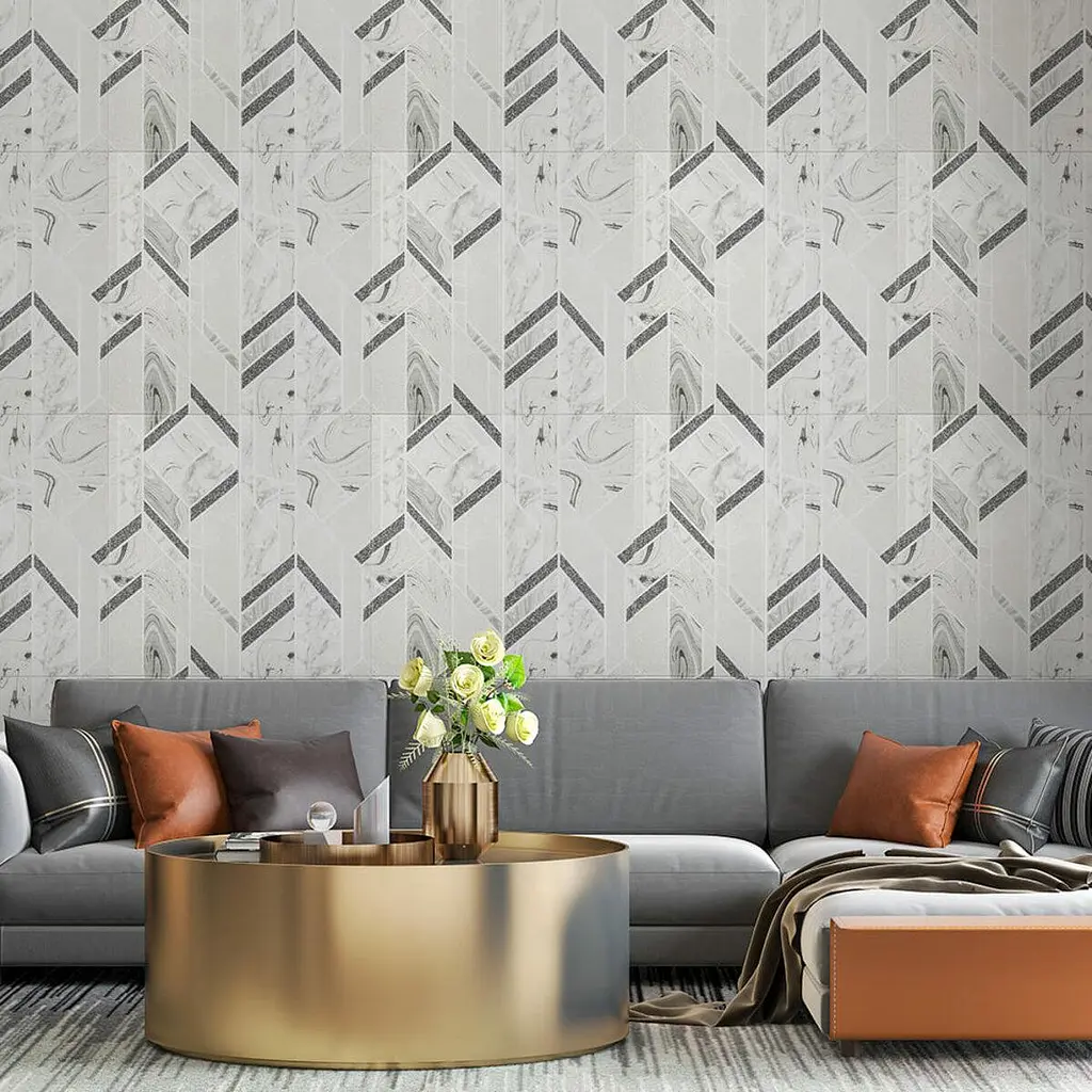Панель стінова Sticker Wall 3D 680х680х4мм Анотація сіра SW-00001990 - фото 4
