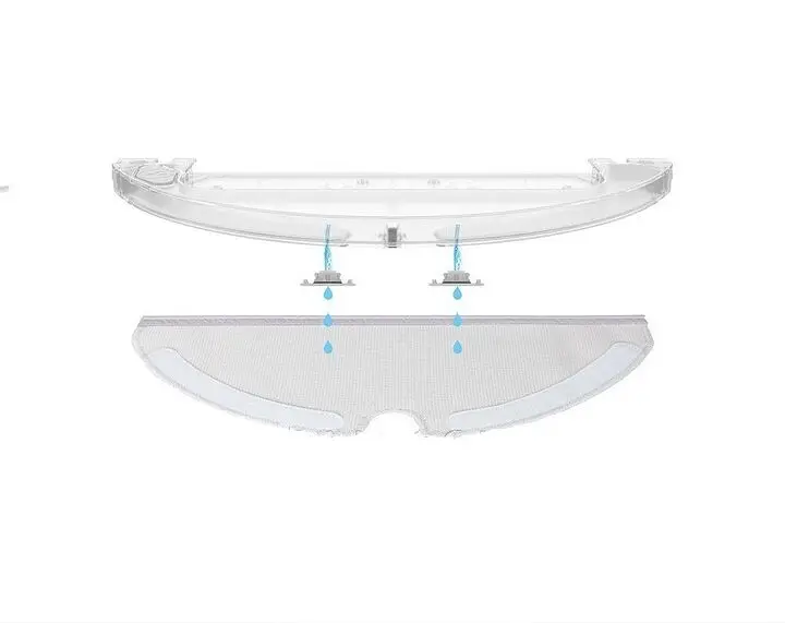 Xiaomi Ганчірки (серветки) для робота-пилососа RoboRock S50 S51 S55 S5Max S6 Pure S6MaxV Q7 Q8, 2 шт з повним покриттям мікрофіброю - фото 7
