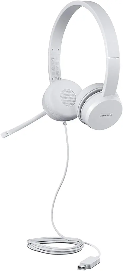 Гарнітура Lenovo 110 Stereo USB Headset (GXD1E71385) - фото 4