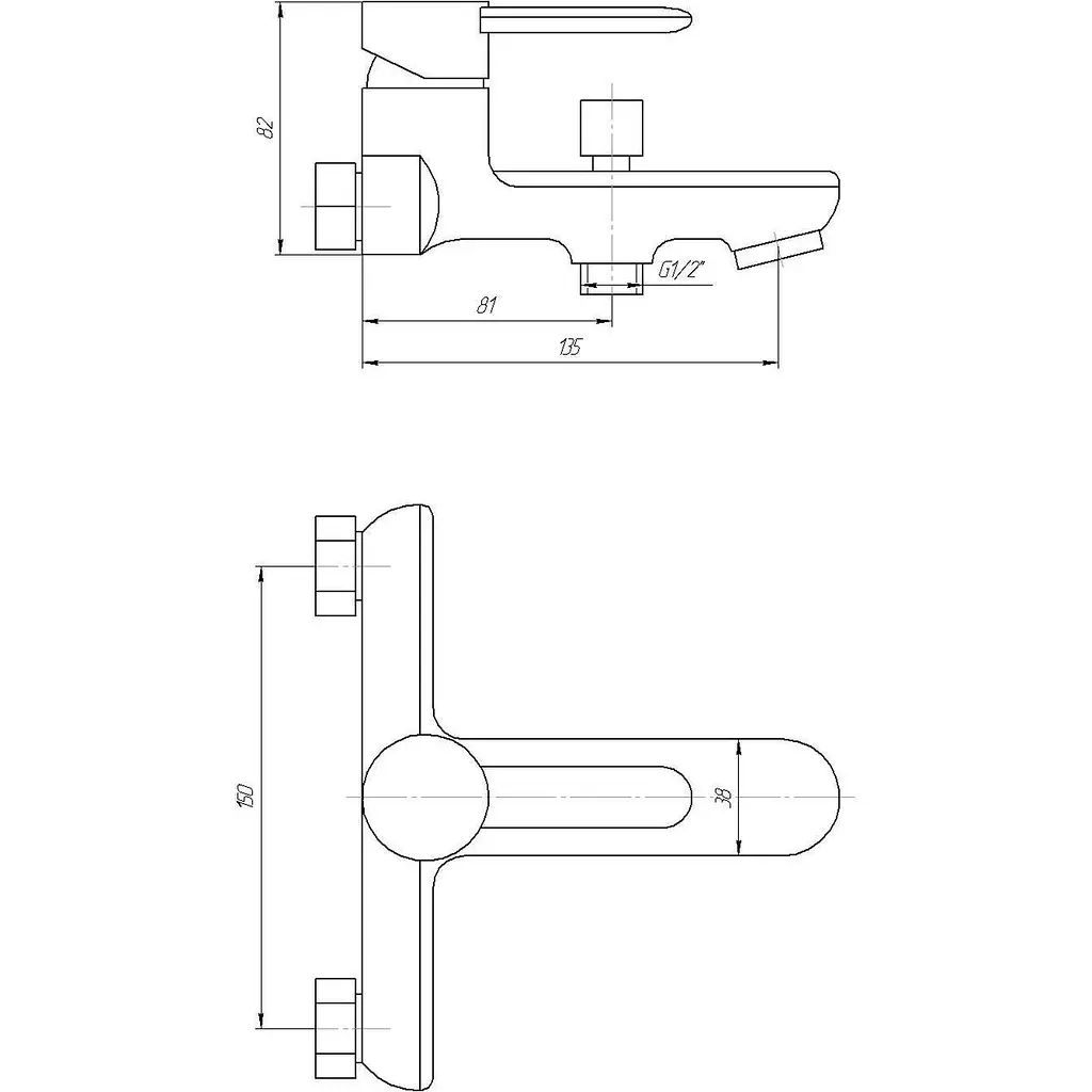 Смеситель для ванны TOPAZ CORSICA TC 16101-H48 - фото 4