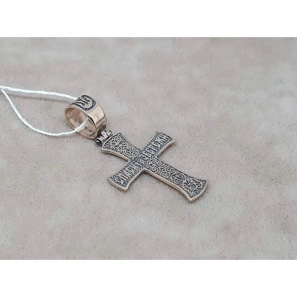 Золотой крестик Tango Распятие Христа. 250090 - фото 3