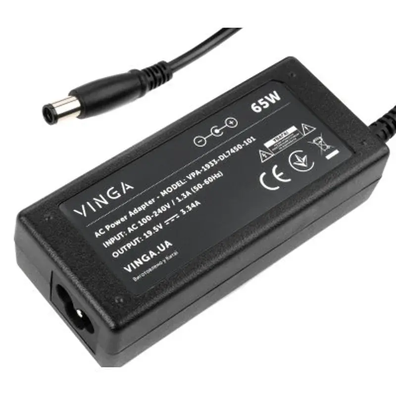 Блок живлення до ноутбуку Vinga DELL 65W 19.5V 3.34A 7.4*5.0 (VPA-1933-DL7450-101) - фото 3