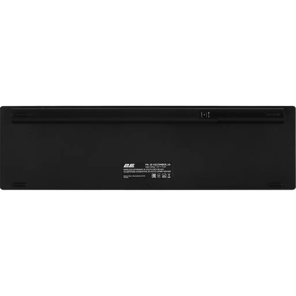 Клавіатура 2E KS270 WL/BT UA Grey/Black (2E-KS270WBGR_UA) [150968] - фото 2