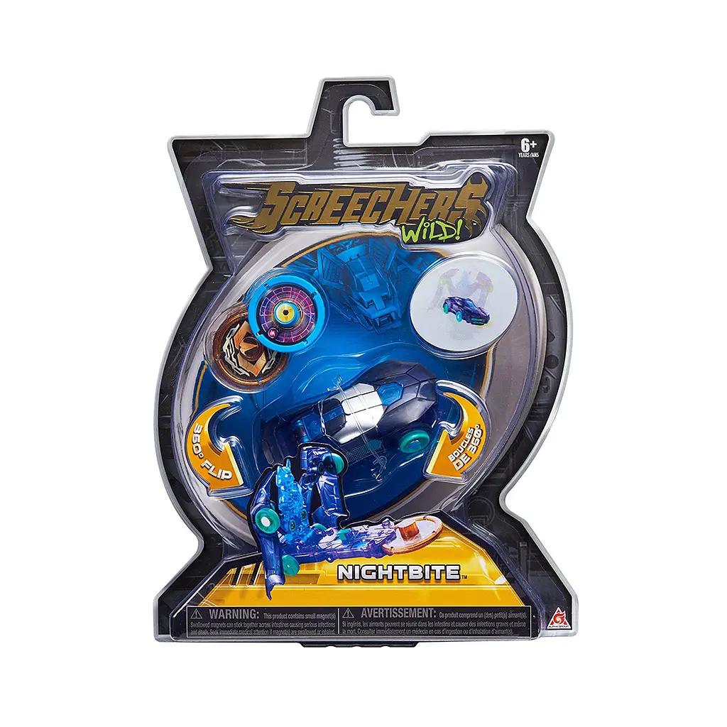 Машинка-трансформер Screechers Wild L1 Найтбайт (EU683115) - фото 4