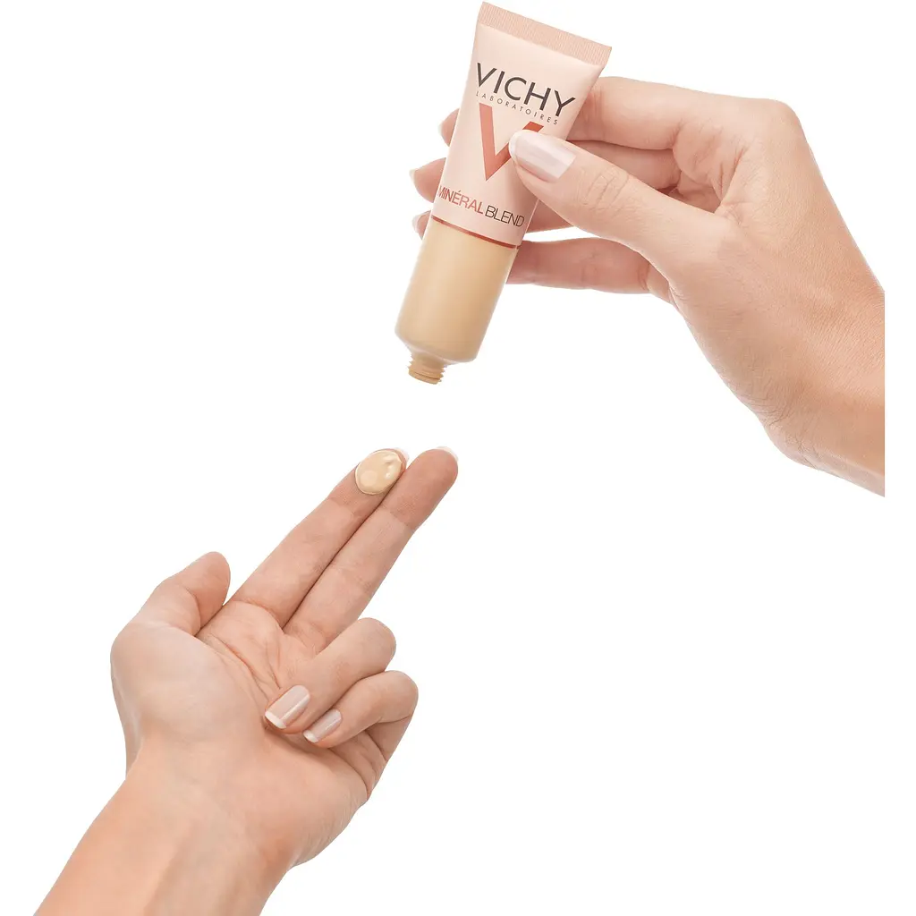 Зволожуючий тональний засіб Vichy Mineralblend, для надання шкірі природного сяючого вигляду відтінок 03 30 мл (MB132400) - фото 9