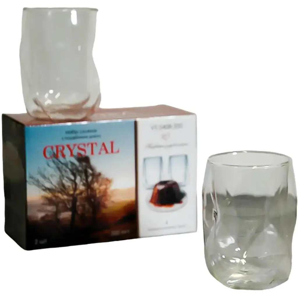 Набор стаканов Vittora CRYSTAL з подвійним дном 350 мл 2 шт. VT-5408-350 (135071) - фото 3