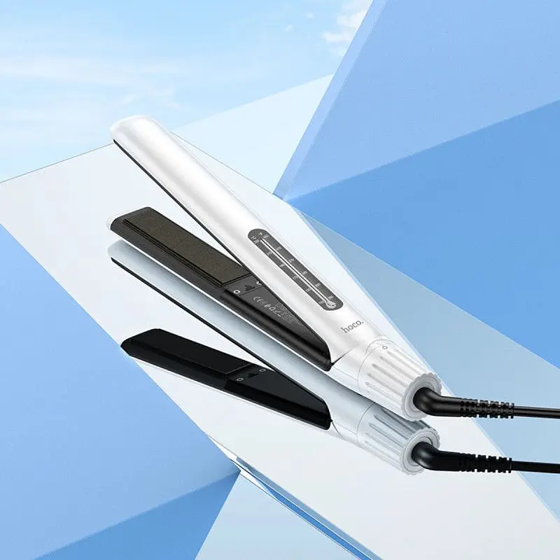Випрямляч волосся Hoco HP41 Straight and curly hair dual-purpose hair straightener (EU) White - фото 7