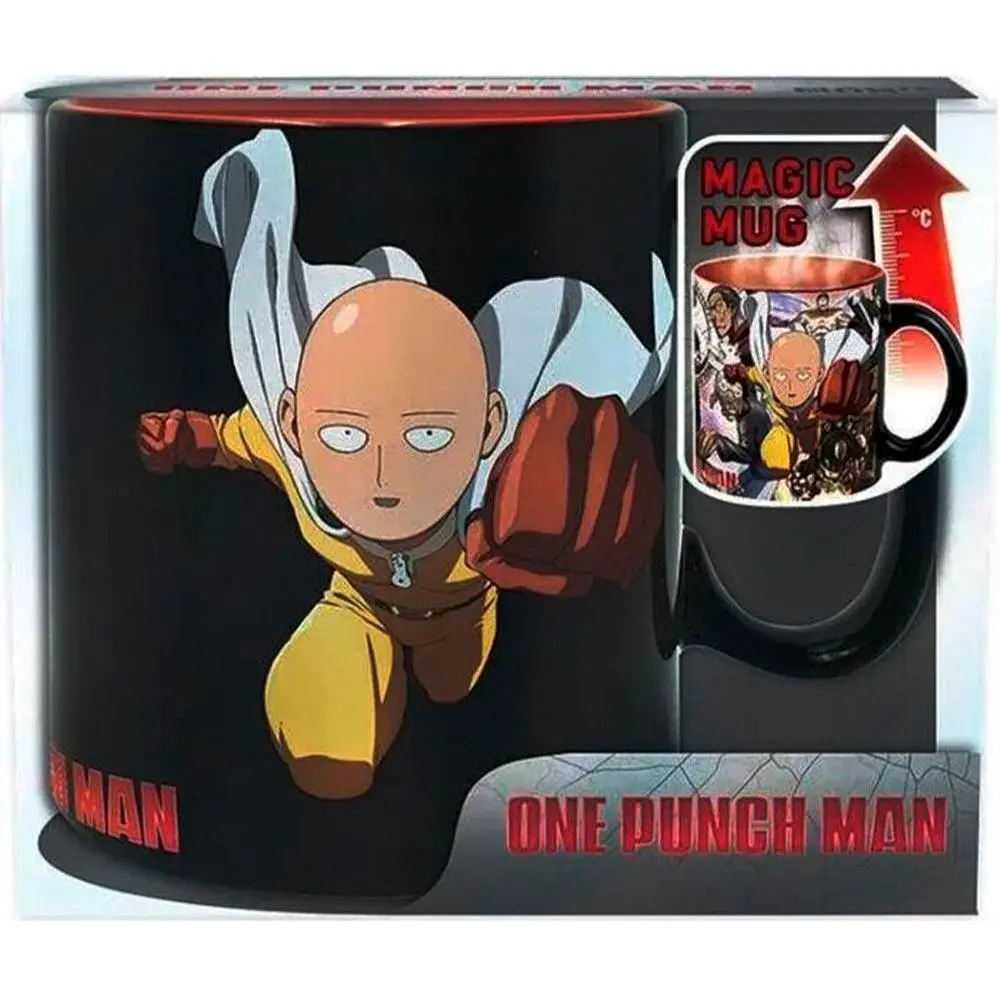 Чашка хамелеон AbyStyle One Punch Man Heroes 460 мл - фото 4