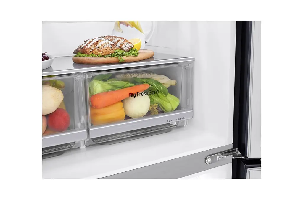 Холодильник Multy Doors LG GC-Q22FTBKL 179х73х84см 4 двері холодильне відділення 315 л морозильне відділення 143 л A+,NF Чорний матовий (GC-Q22FTBKL) - фото 8