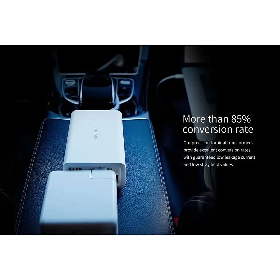 Автомобільний інвертор Xiaomi Lydsto Car Inverter Standard 12V To 220V 100W (YM-CZNBQ01) [59331] - фото 8