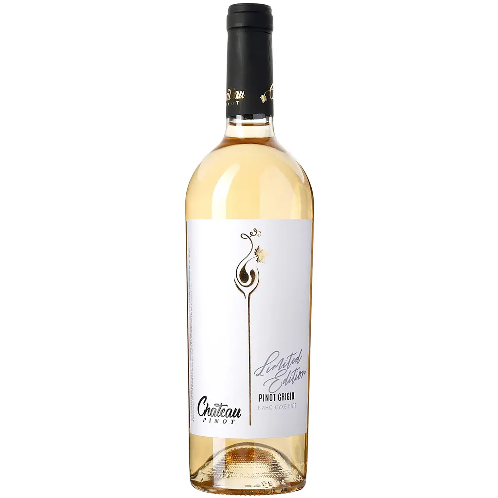 Вино Chateau Pinot Pinot Grigio limited Edition 2023 ординарне сортове столове біле сухе 0.75 л.