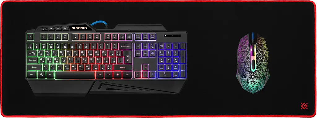 Килимок для миші Defender Ultra 800х300х3мм чорний (50561) (6668653) - фото 3