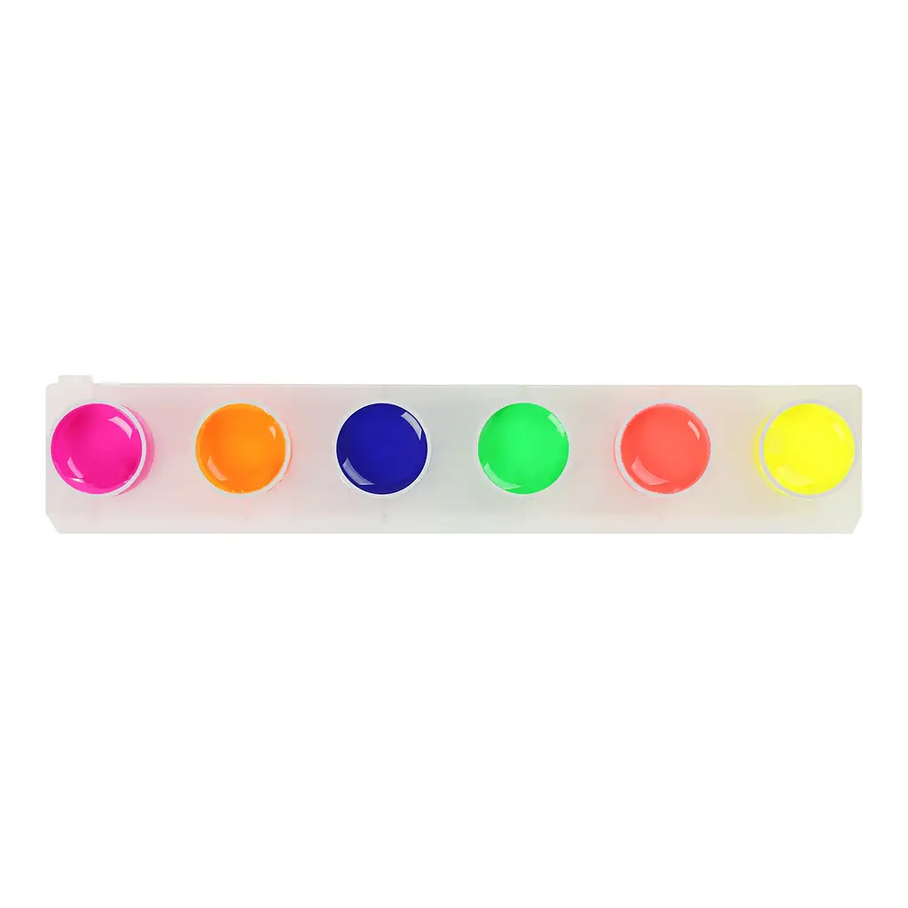 Гуаш ZiBi Kids Line Neon 6 кольорів (ZB.6690) - фото 3