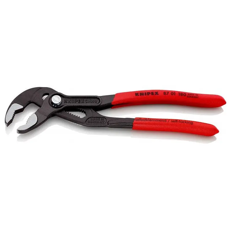 Кліщі сантехнічні переставні високотехнологічні, Ø42мм Cobra KNIPEX 87 01 180, фосфатовані - фото 2