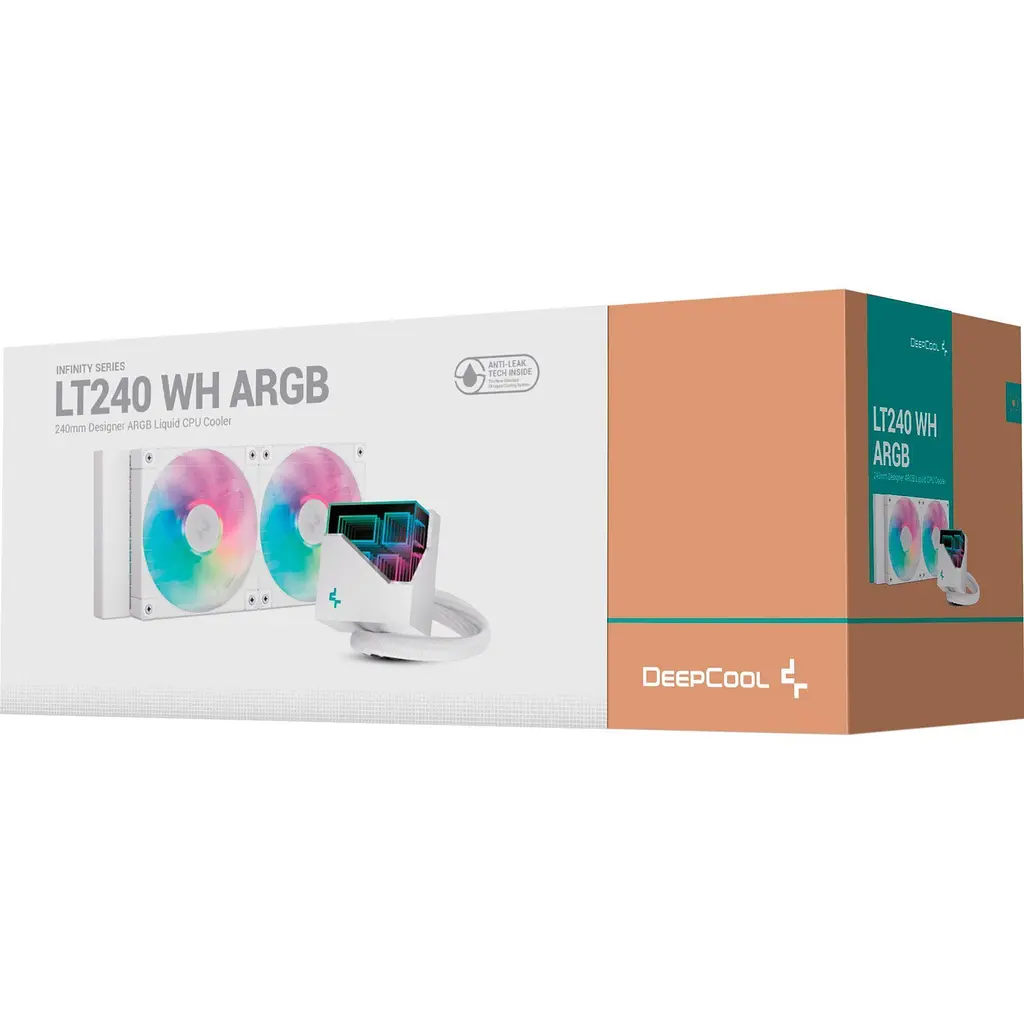 Система водяного охолодження Deepcool LT240 ARGB White (R-LT240-WHAMNC-G-1) UA [150131] - фото 6