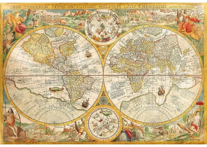 Пазл Clementoni High Quality Collection: Стародавня карта (High Quality Collection - Antique Map Puzzle - 2000 pcs.), 2000 ел. (32557) - фото 2