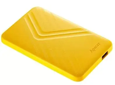 Внешний жесткий диск Apacer AC236 1TB 5400rpm 8MB (AP1TBAC236Y-1) 2.5" USB 3.1 External Yellow - фото 3