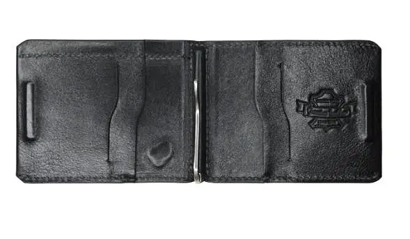 Стильный мужской зажим для денег из кожи GRANDE PELLE 10х8х1 см acs0024476 - фото 2