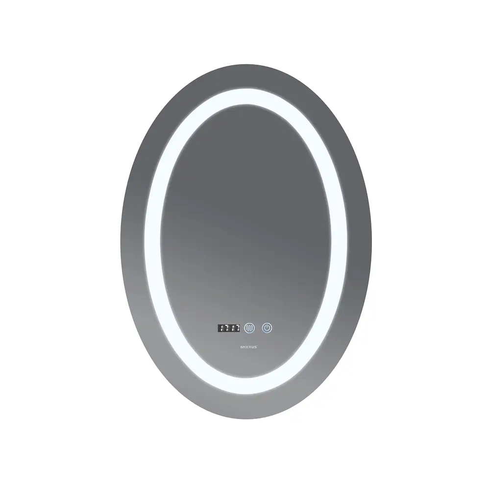 Дзеркало Mixxus Plain MV02-50x70 (годинник, LED-підсвічування, антизапотівання) MI6010 - фото 10
