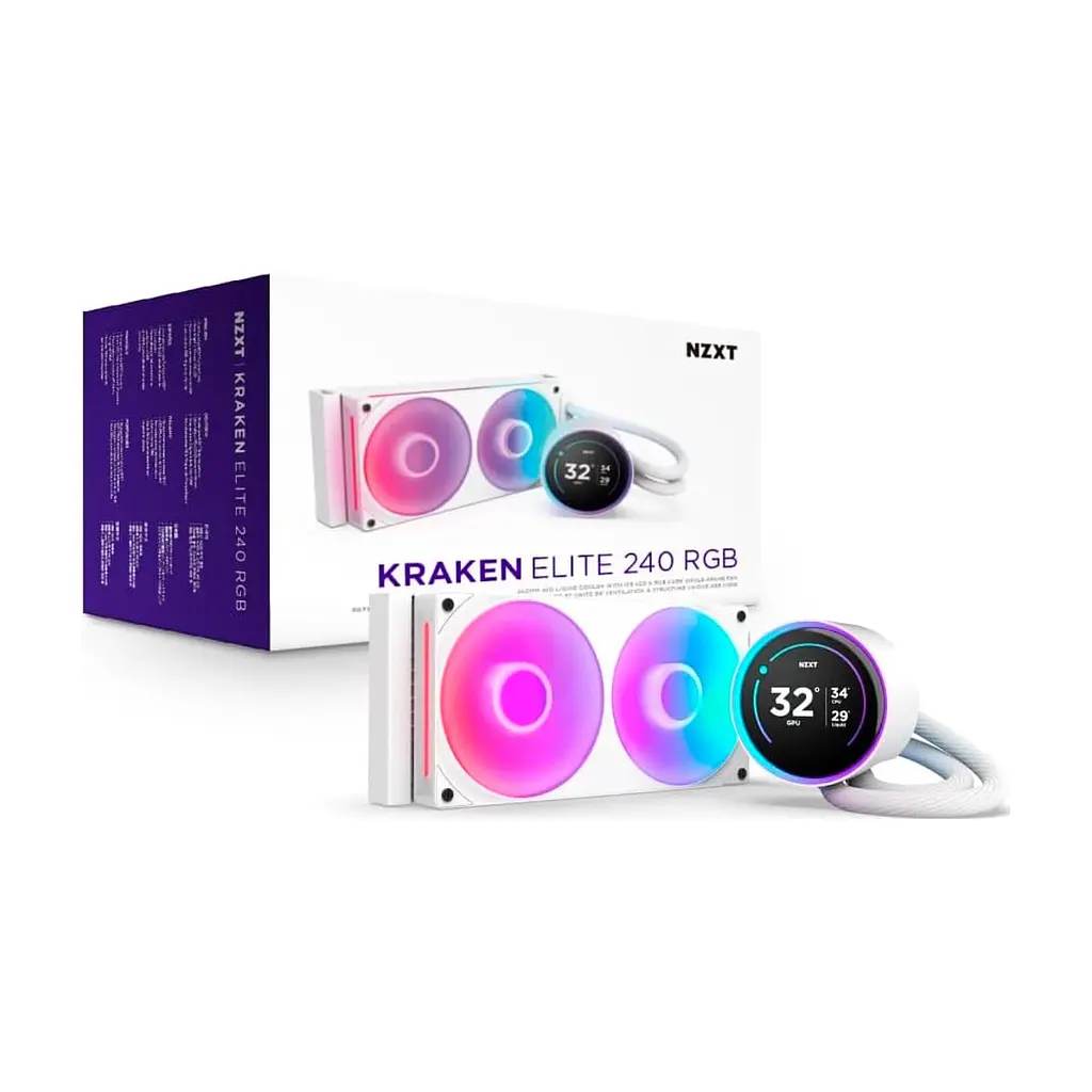 Система рідинного охолодження NZXT Kraken Elite RGB 240mm AIO (RL-KR24E-W2) - фото 8