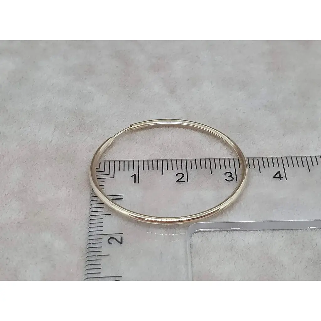 Золоті сережки-кільця Favoritum. 210006_Л - фото 5