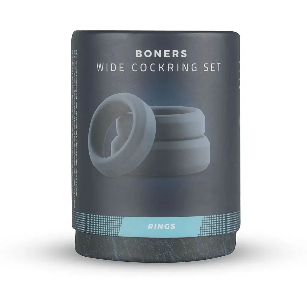 Набір ерекційних кілець BOners 3 Ring kit (flat Rings) - фото 2