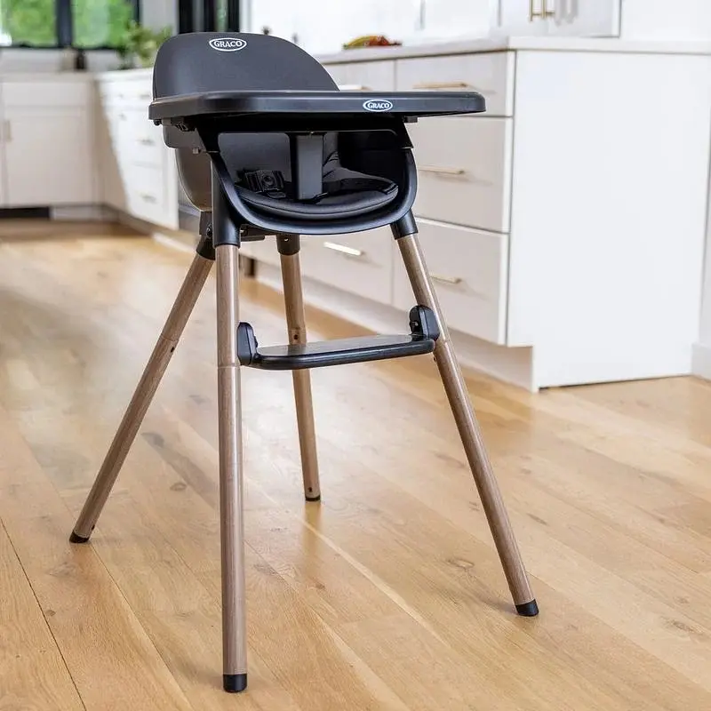 Стільчик для годування 3 в 1 Graco Presti Темно-сірий (3AJ999CHCEU) - фото 2