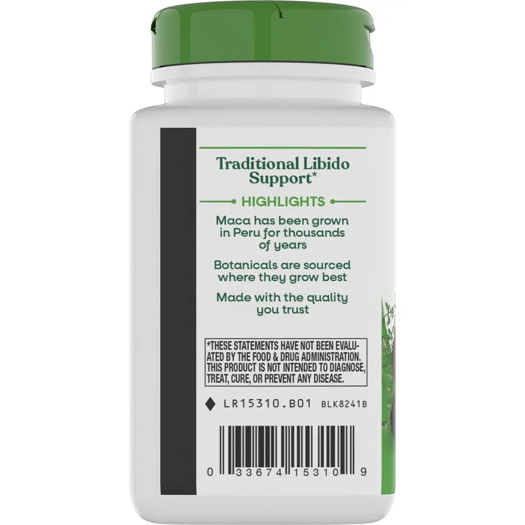 Корінь маки Nature's Way Maca Root 525 mg, 100 вегакапсул - фото 3