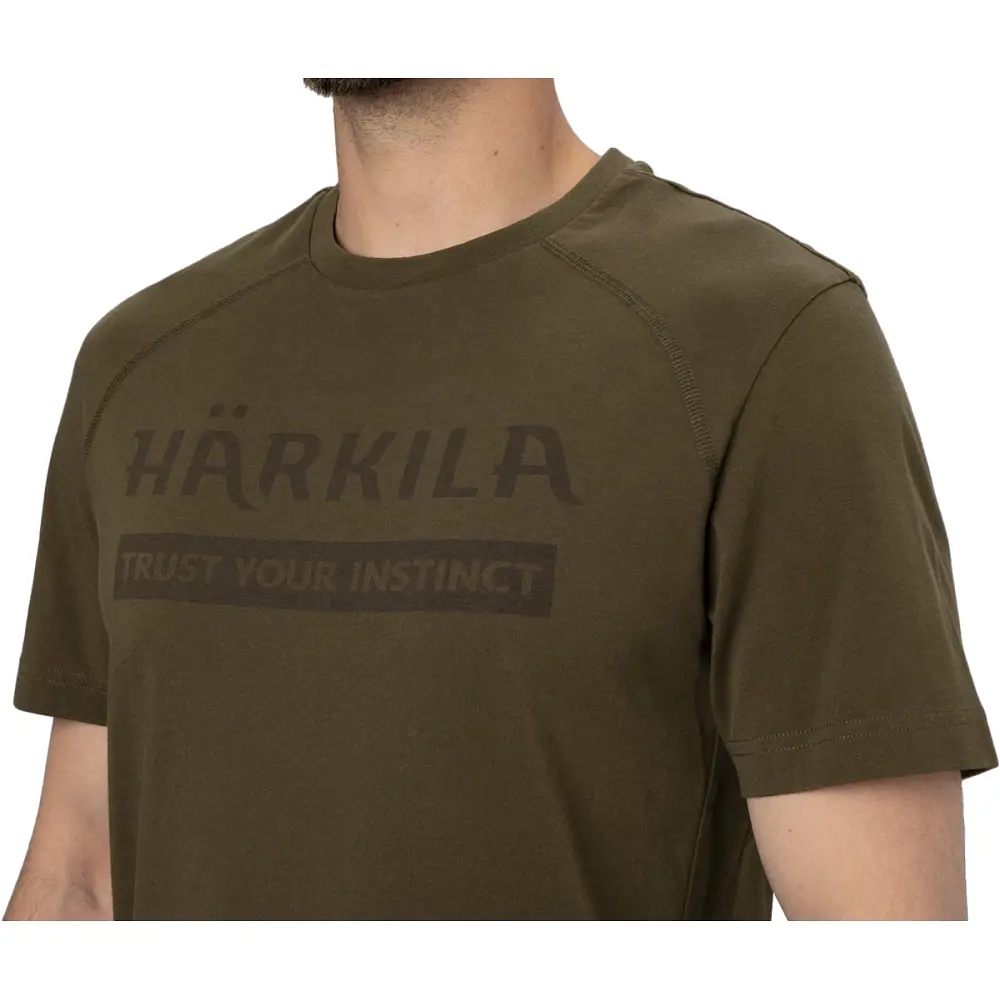 Футболка Harkila logo XL Зелений - фото 3