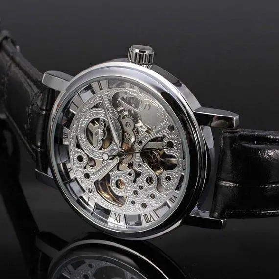 Чоловічий наручний класичний годинник Winner Silver - фото 7
