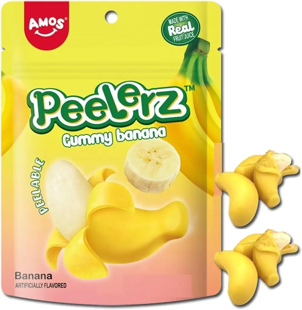 Желейні цукерки Amos Peelerz Banana 170г - фото 2
