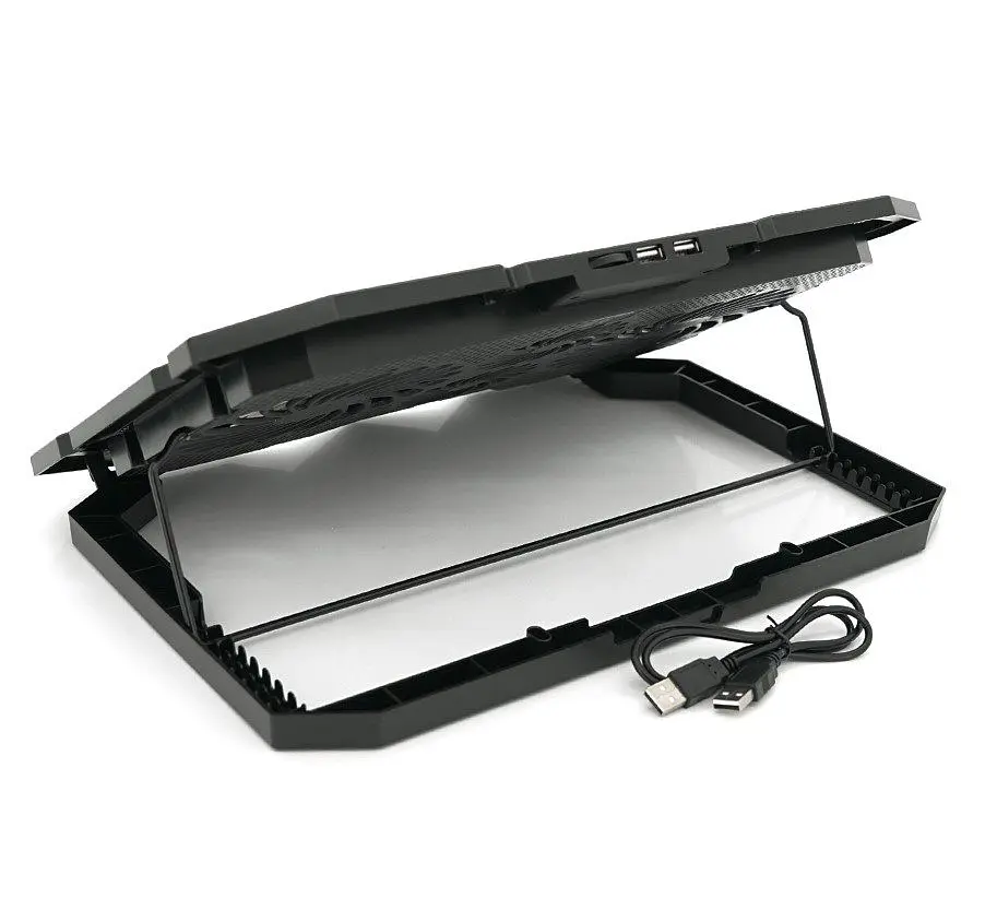Охолоджувальна підставка для ноутбука 17.3 дюймів Ice Coorel K-22 2xUSB - фото 3