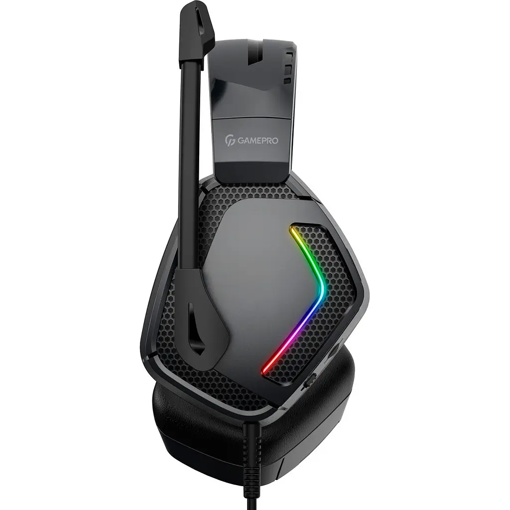 Игровые наушники GamePro HS605 RGB Black [121966] - фото 4