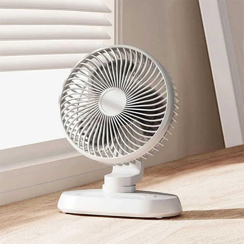 Портативний вентилятор Miwaing Desktop Mobile Fan White (HX-288) [167324] - фото 4