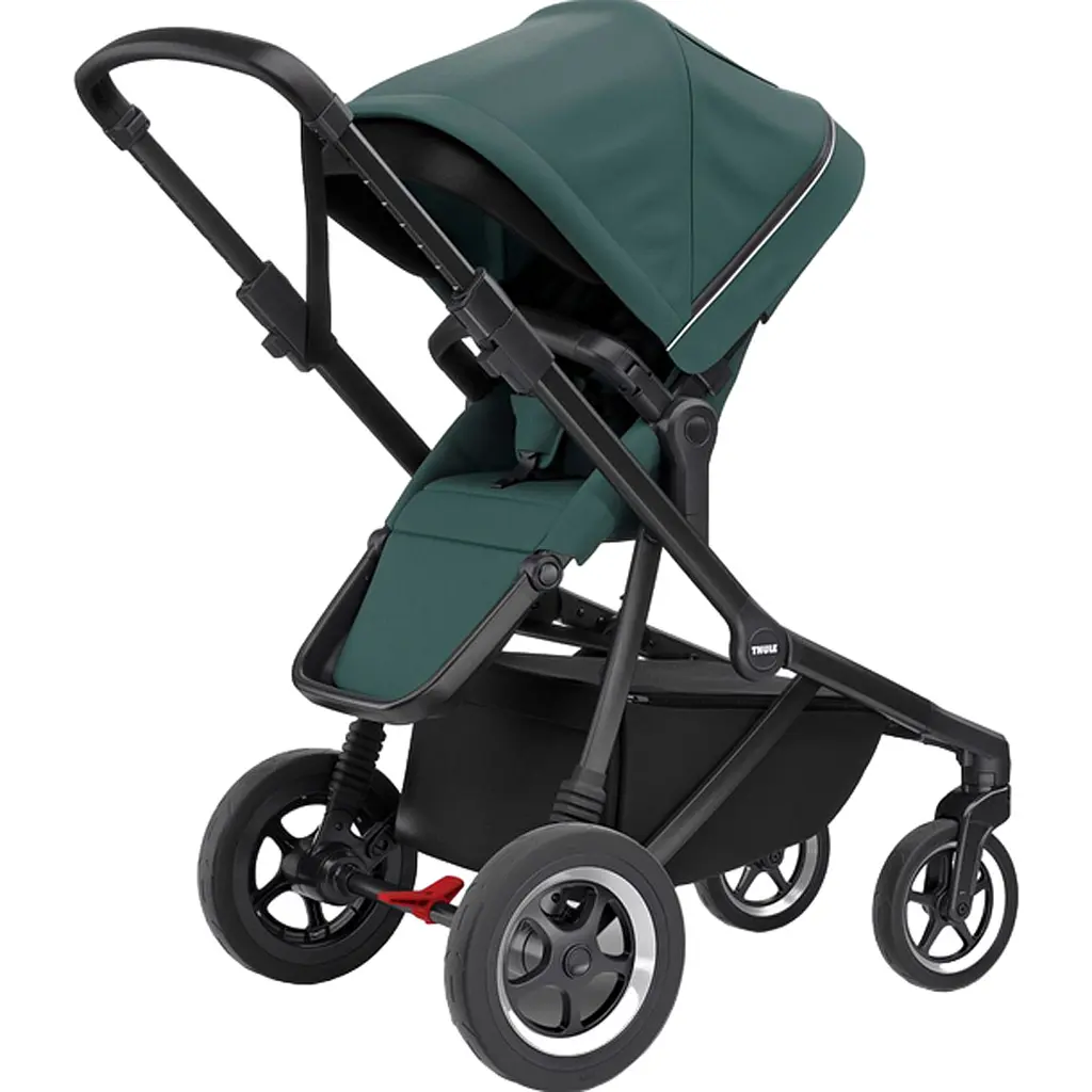 Детская коляска Thule Sleek Mallard Green on Black [11000027] [107655] - фото 3