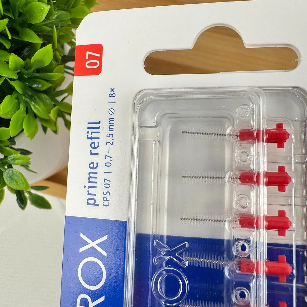 Набір міжзубних йоржиків Curaprox Prime Refill CPS 07 (без тримача), 8 шт - фото 2