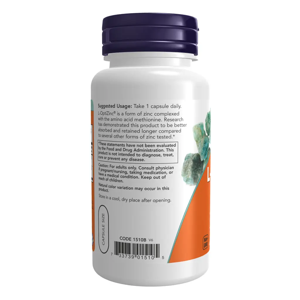 Опті Цинк L-Optizinc(R) 30mg+Copper 100 vcaps - фото 3