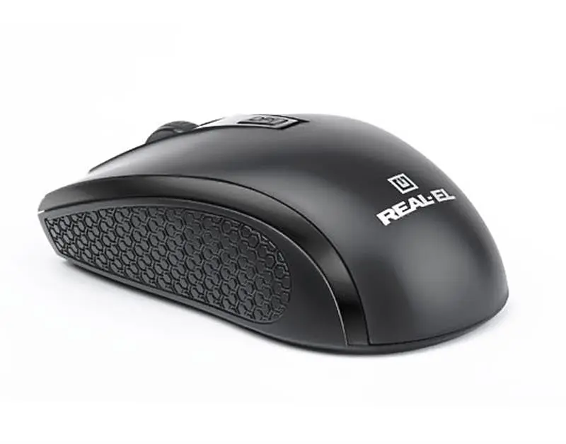 Миша бездротова REAL-EL RM-308 Black USB (EL123200033) - фото 6