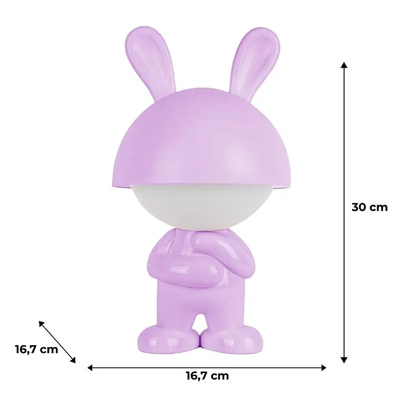 Світильник-нічник Kite LED з акумулятором Dreamy Bunny фіолетовий (K25-315-1-5) - фото 5