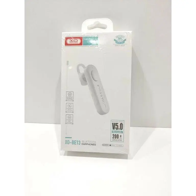 Бездротова моно гарнітура XO BE13 Bluetooth розмовна біла - фото 4