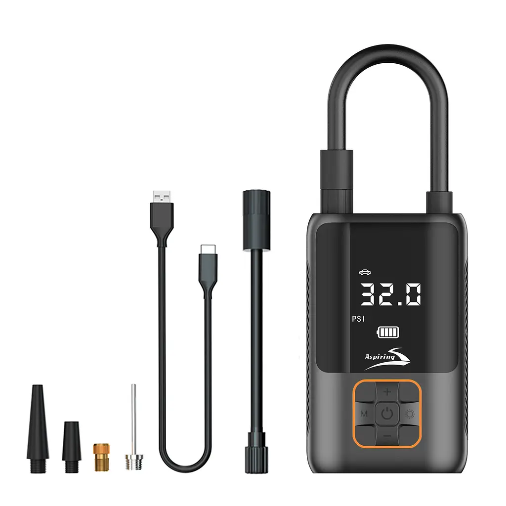 Компресор автомобільний портативний Aspiring Storm 4 Power Bank 22л/хв 70Вт(ST20PB)