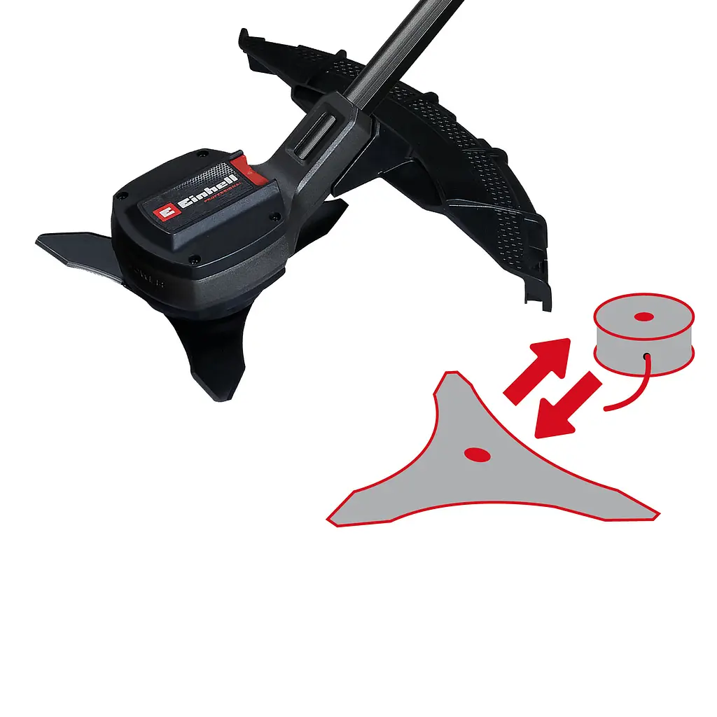 Тример-коса акумуляторна GP-BC 36/430 Li BL - Solo 36В(18+18) 5200об/хв 7.25кг без АКБ та ЗП Einhell sad0002058 - фото 7